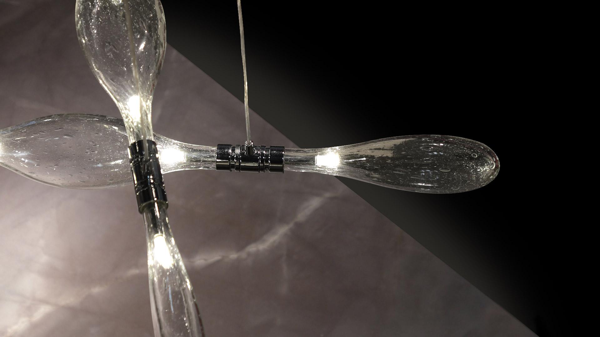 FIREFLY LED blown glass pendant lamp