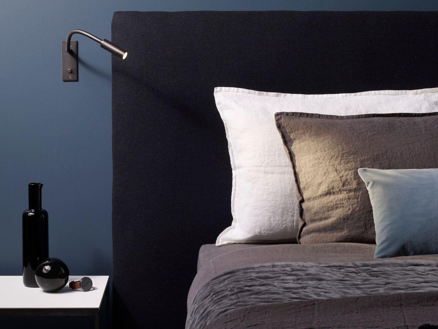 LEO LED adjustable steel reading lamp