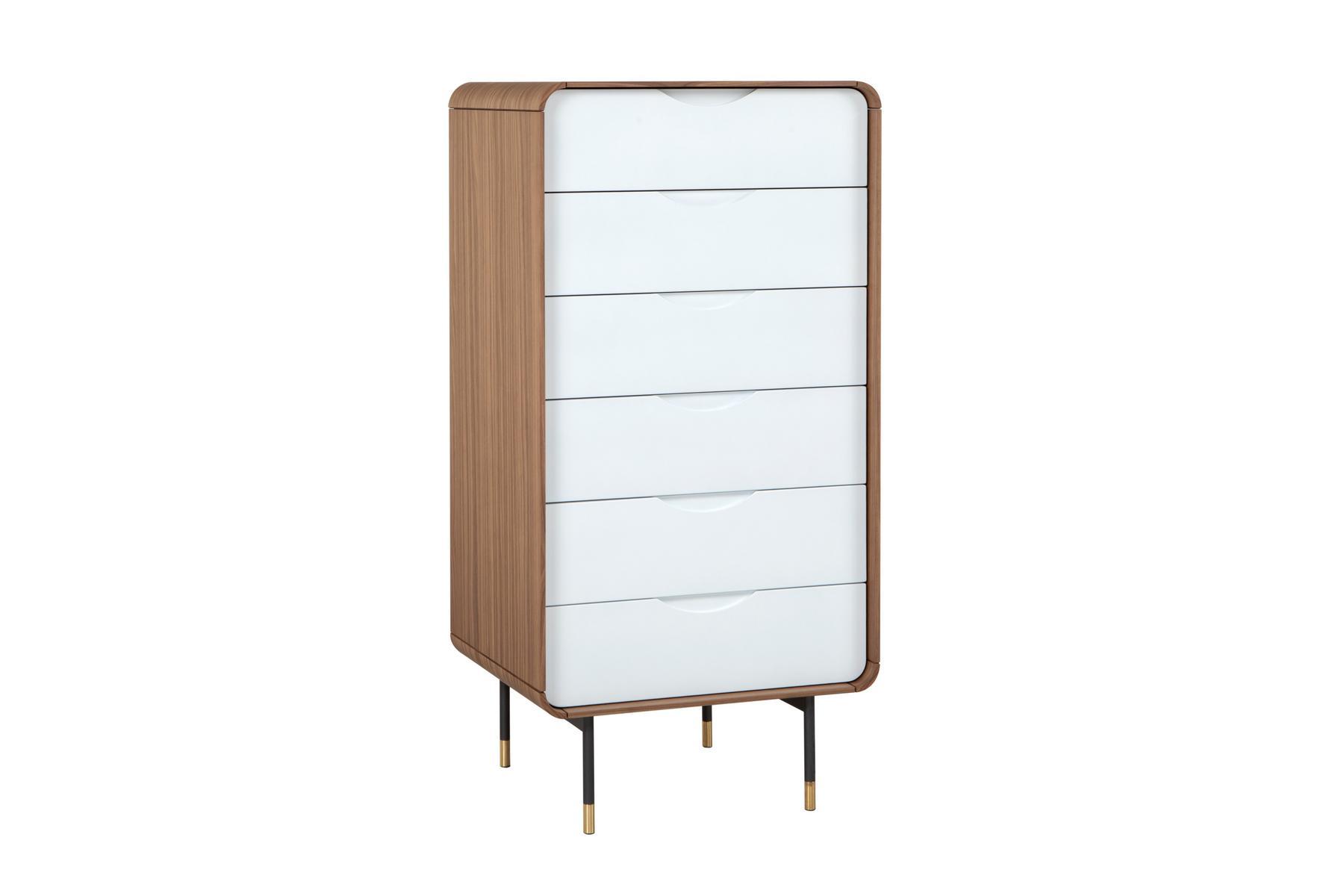 OPERA Walnut chest of drawers
