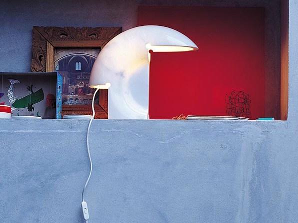 BIAGIO LED Carrara marble table lamp