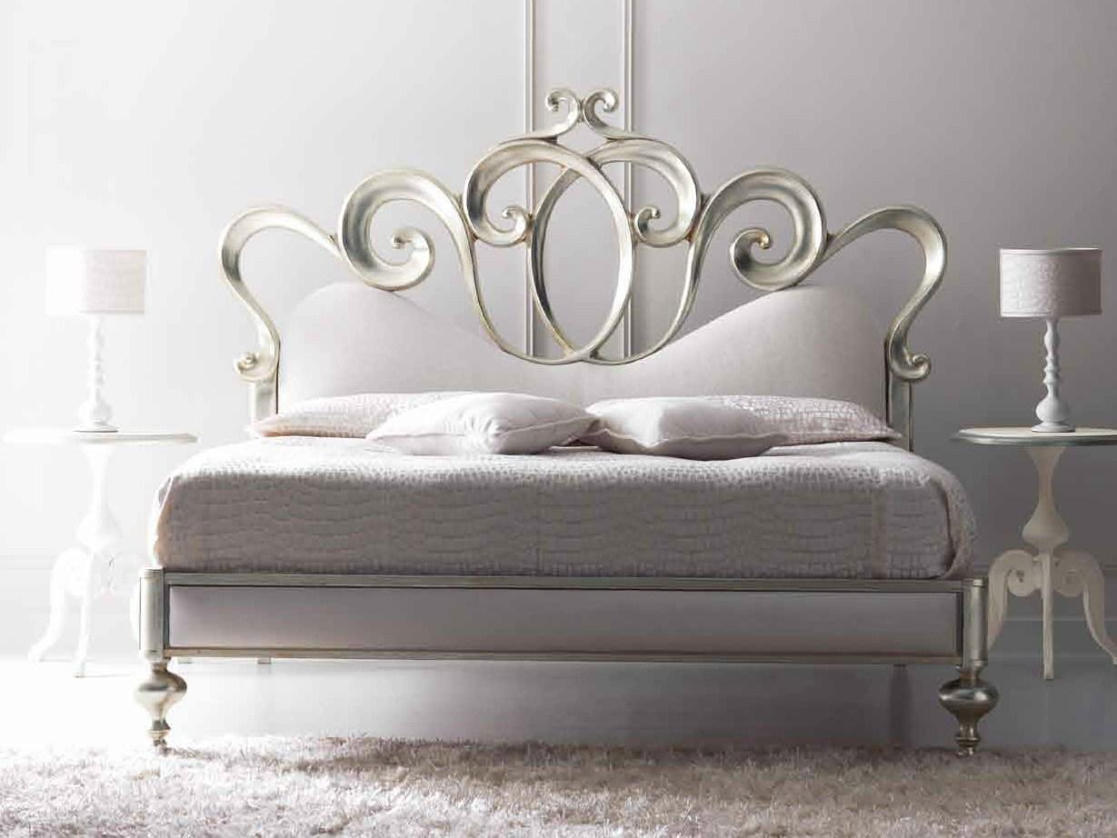 SOFIA Double bed with upholstered headboard