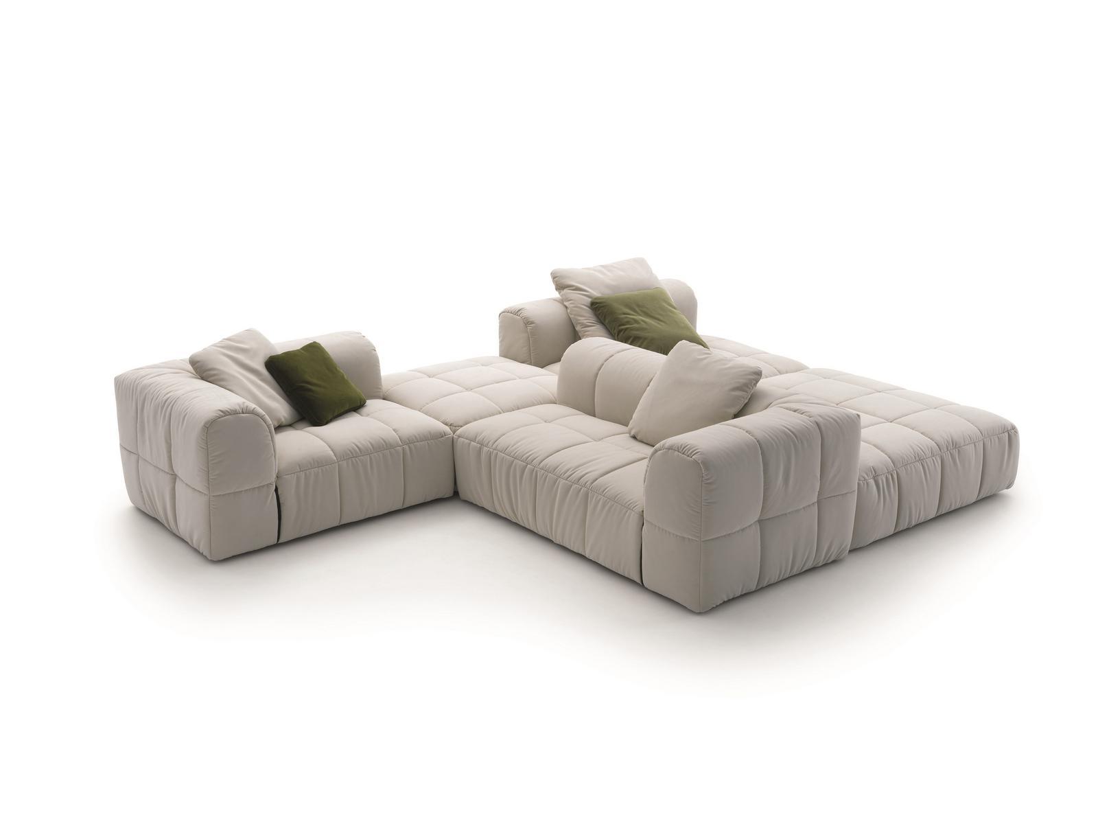 STRIPS SYSTEM Modular fabric sofa