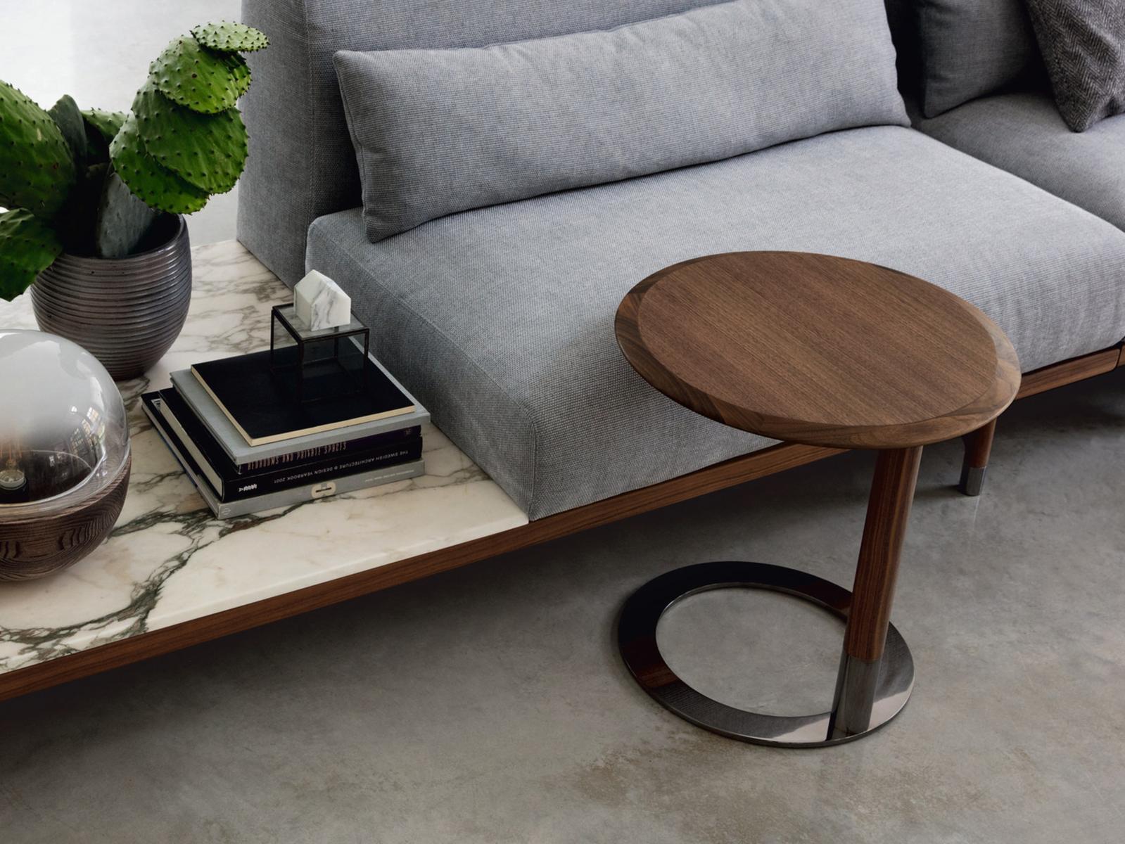 JOK Round wooden side table