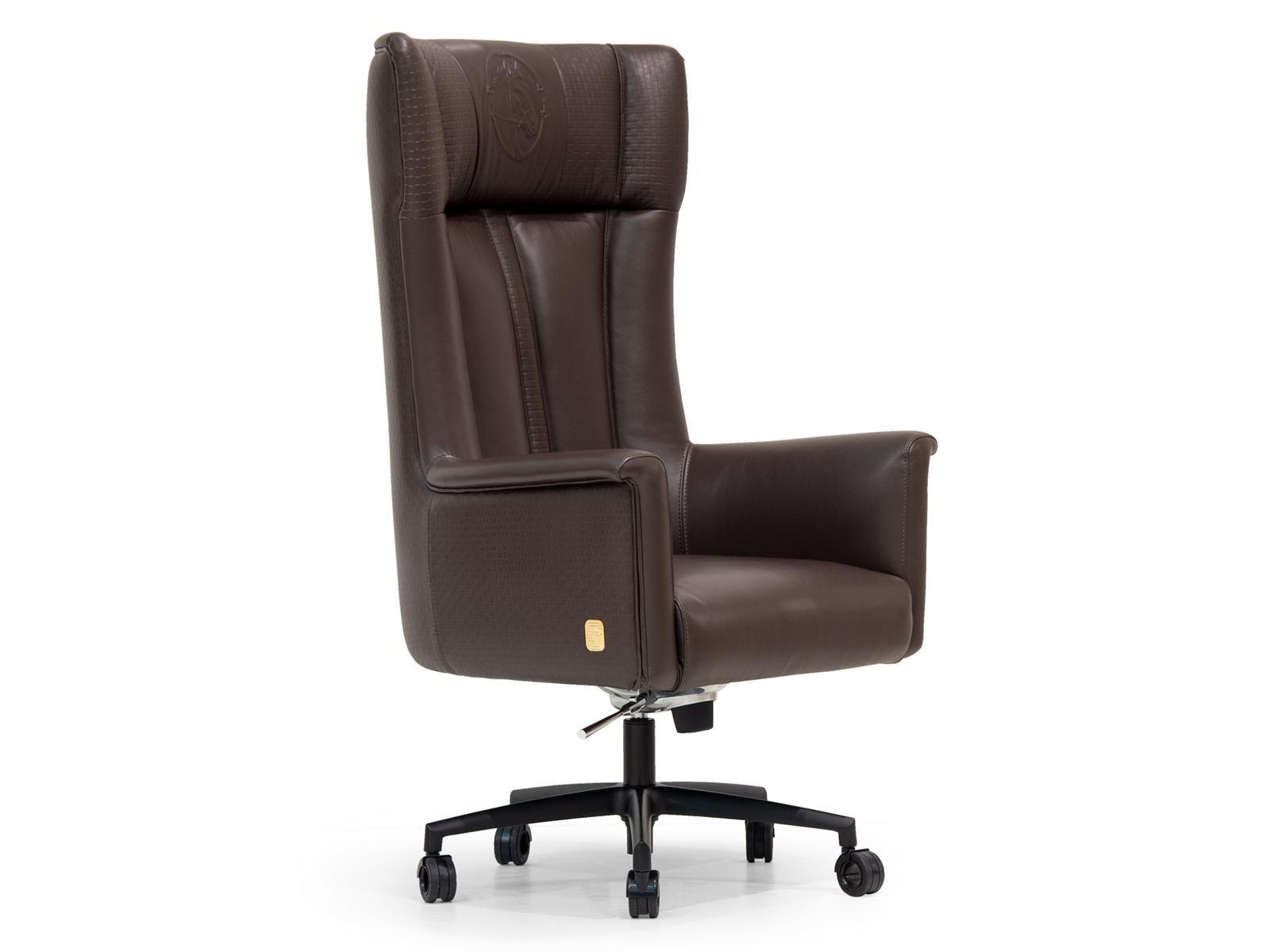 KOWLOON Swivel Deerskin executive chair