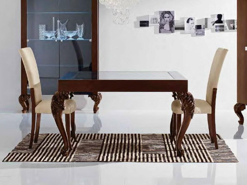 MINIMAL BAROQUE Square dining table