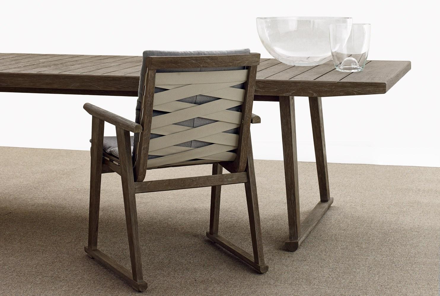 GIO Rectangular teak garden table