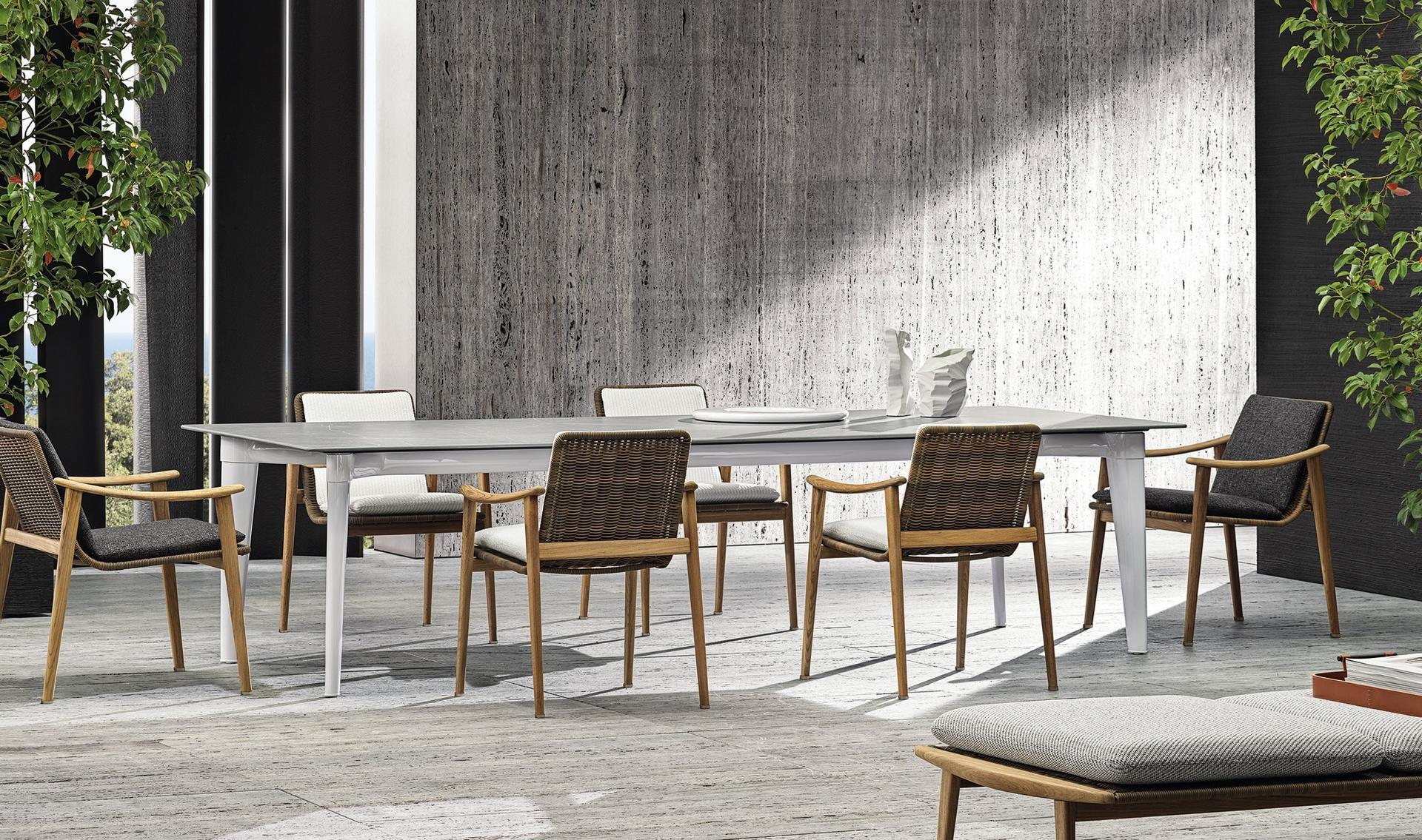 TERRACE Rectangular garden table