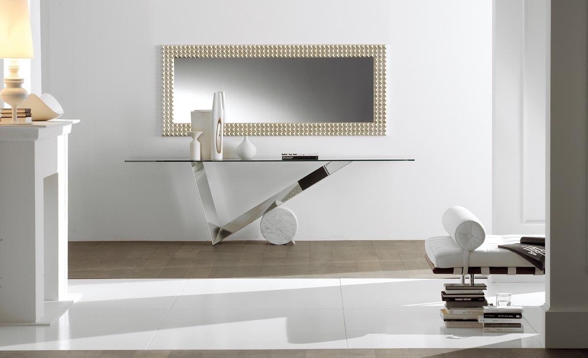 VALENTINOX Oval glass table