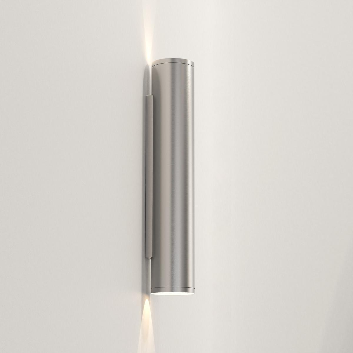 AVA 400 COASTAL LED direct-indirect light stainless steel outdoor wall lamp