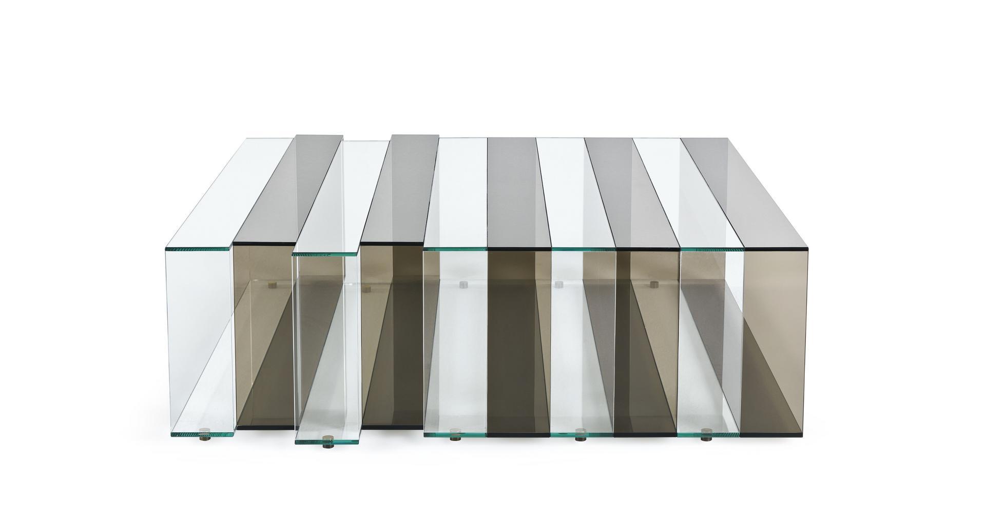 JENGA Rectangular glass coffee table