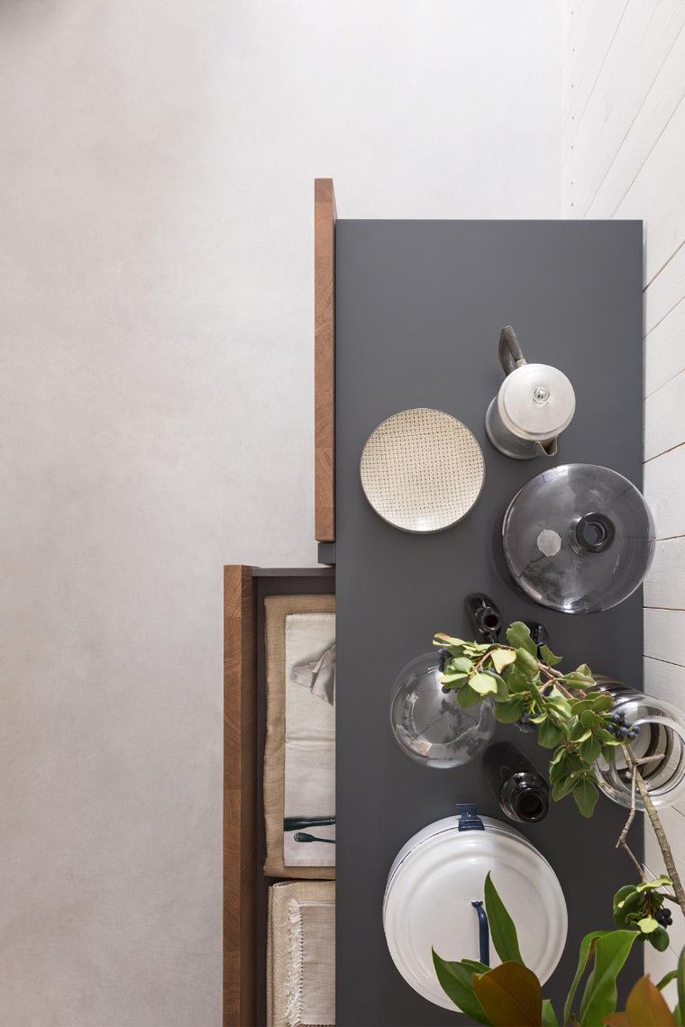RECTA Modular veneer sideboard with doors