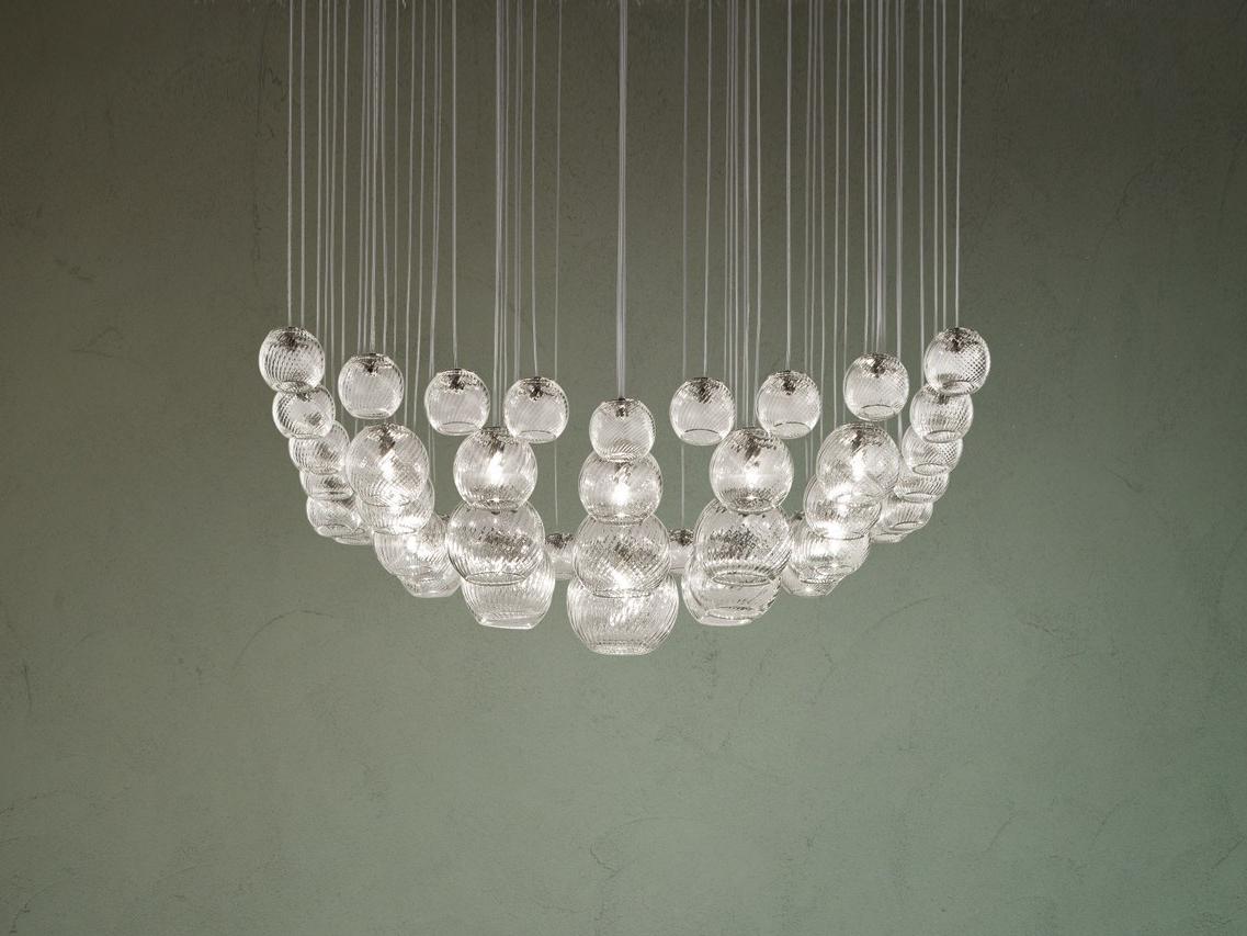 OTO SP SUR Blown glass pendant lamp