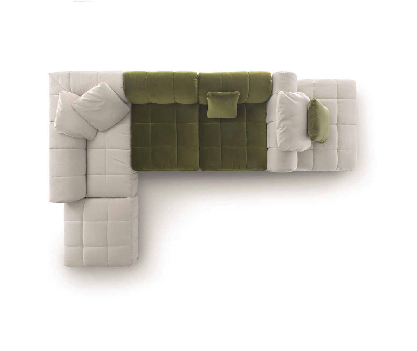 STRIPS SYSTEM Modular fabric sofa