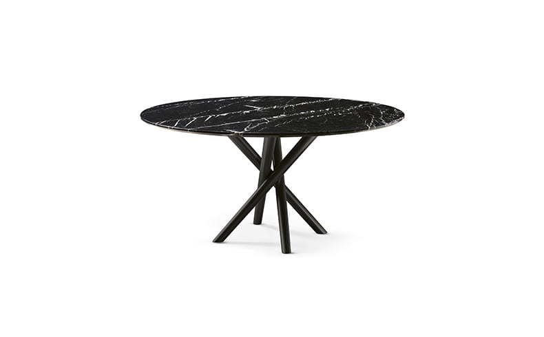 BALY MARBLE Oval stone table in a modern style