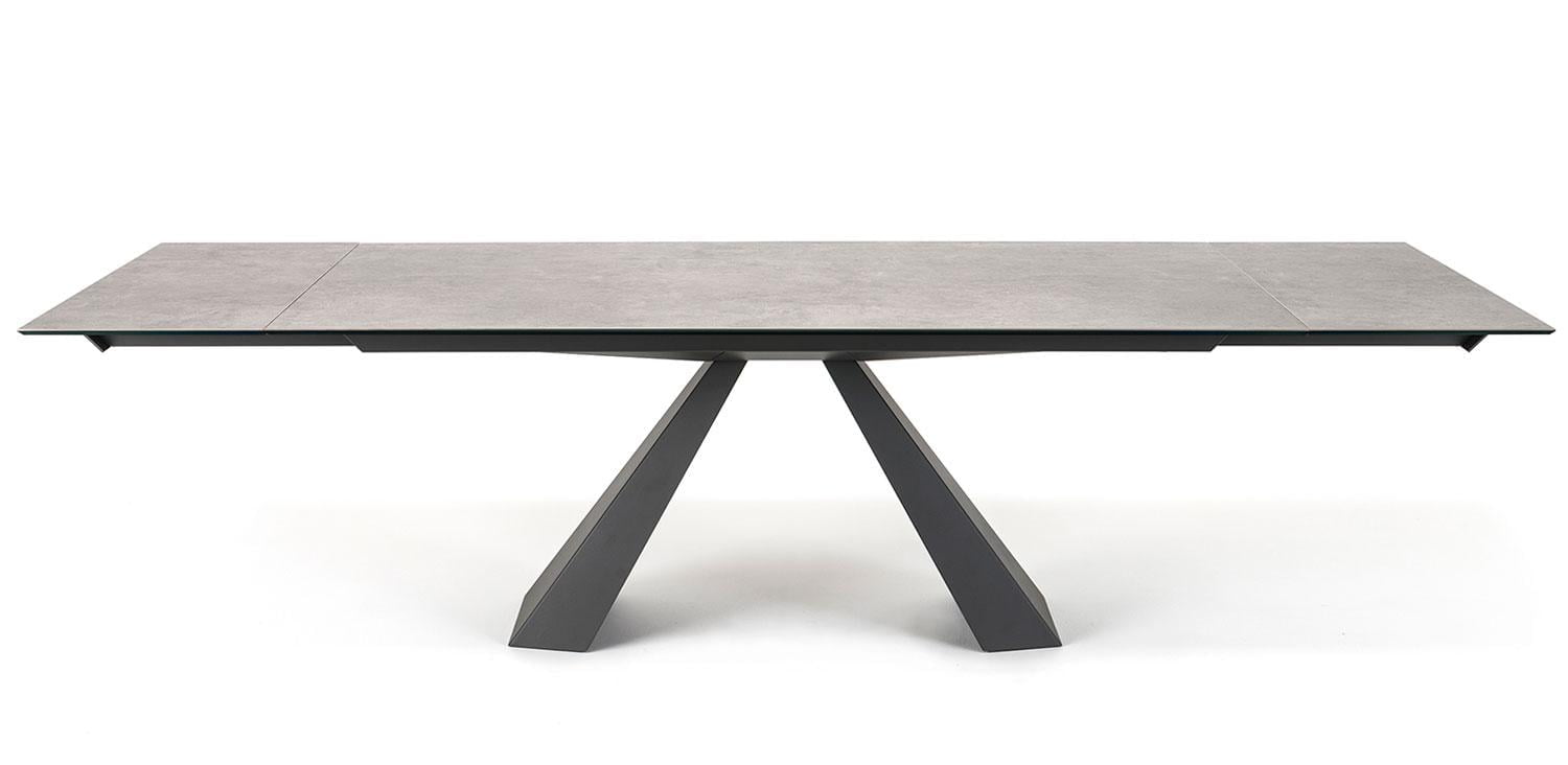 ELIOT KERAMIK DRIVE Rectangular metal table