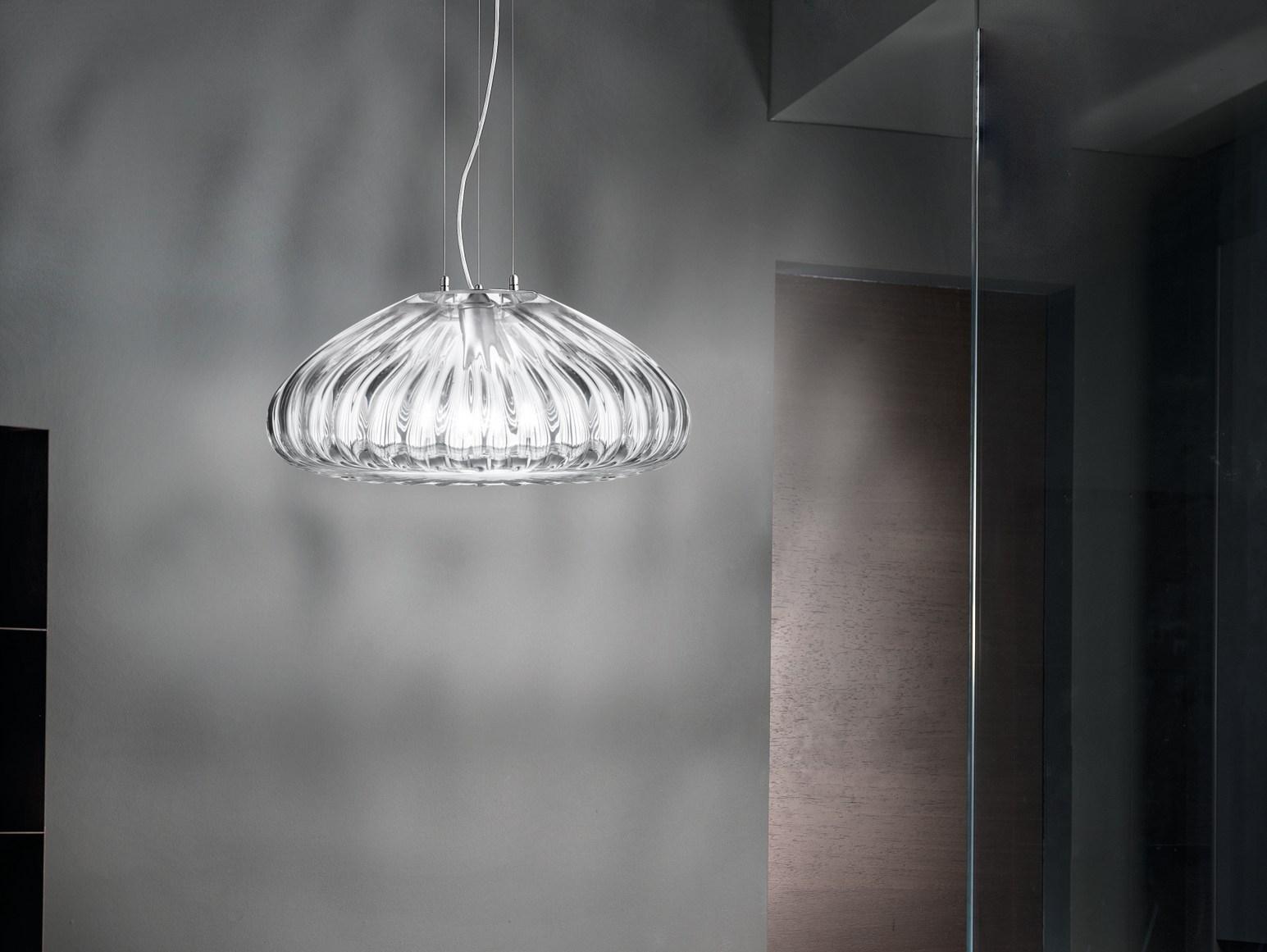 DIAMANTE SP Glass pendant lamp