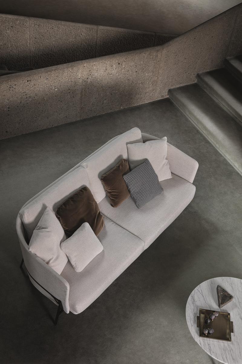 DEEP CRADLE 2 seater fabric sofa
