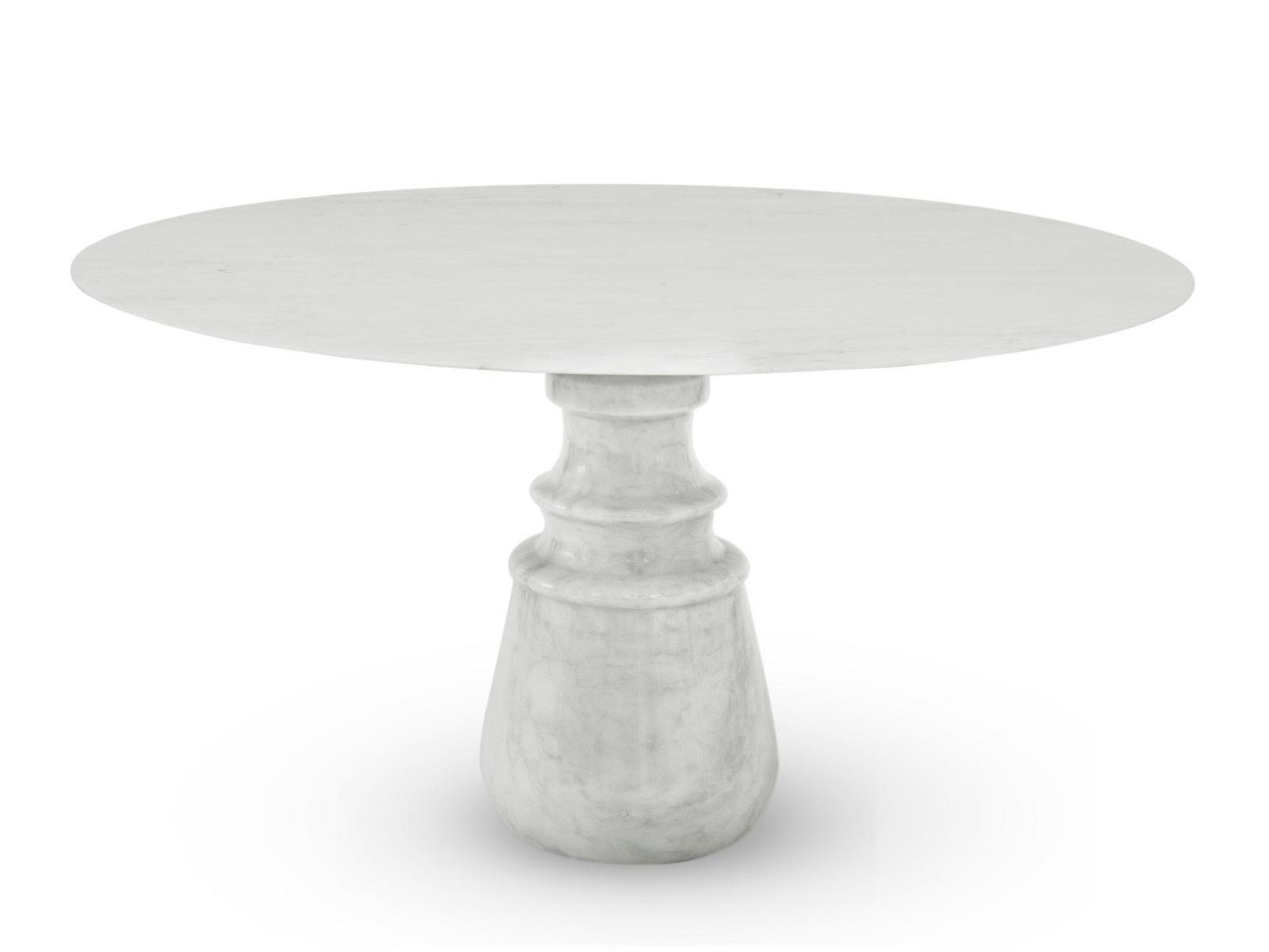 PIETRA ROUND Round marble dining table