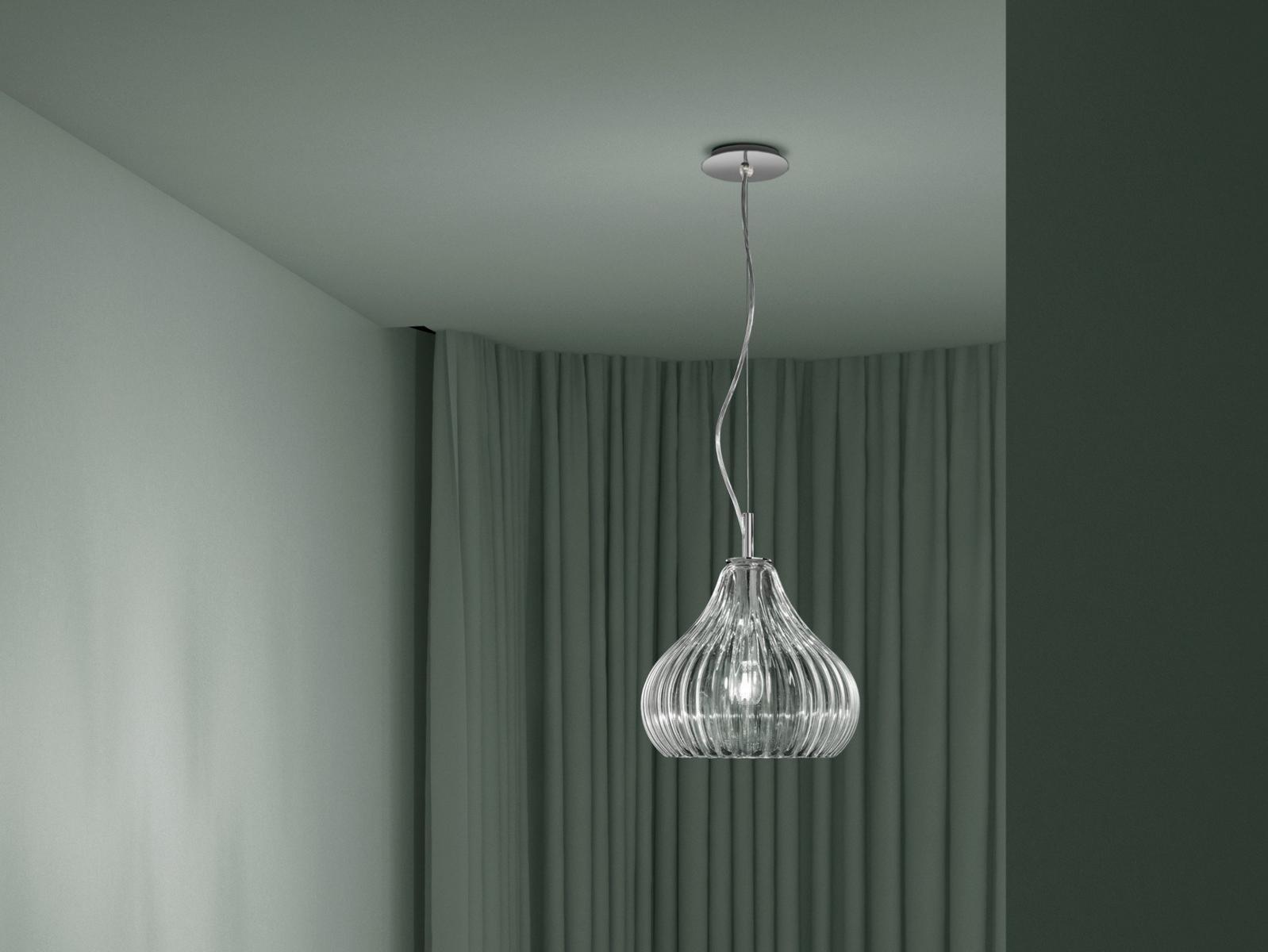 SPHERA Glass pendant lamp