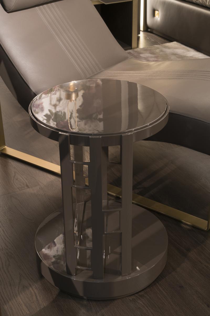 STAN Round multi-layer wood side table