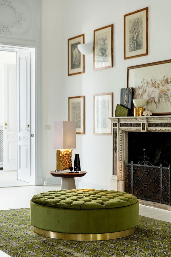 TRACY Sectional velvet sofa