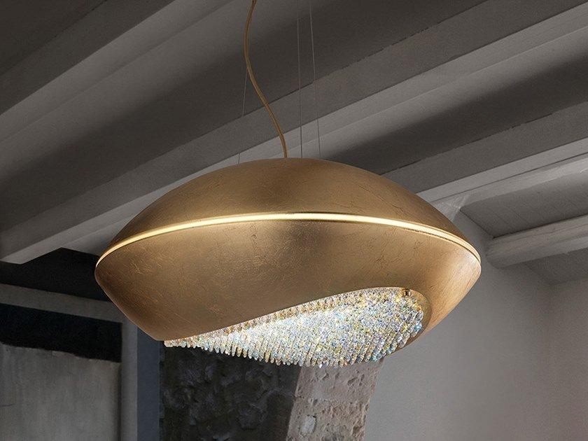BLINK LED S 60 LED aluminium pendant lamp with Swarovski® Crystals