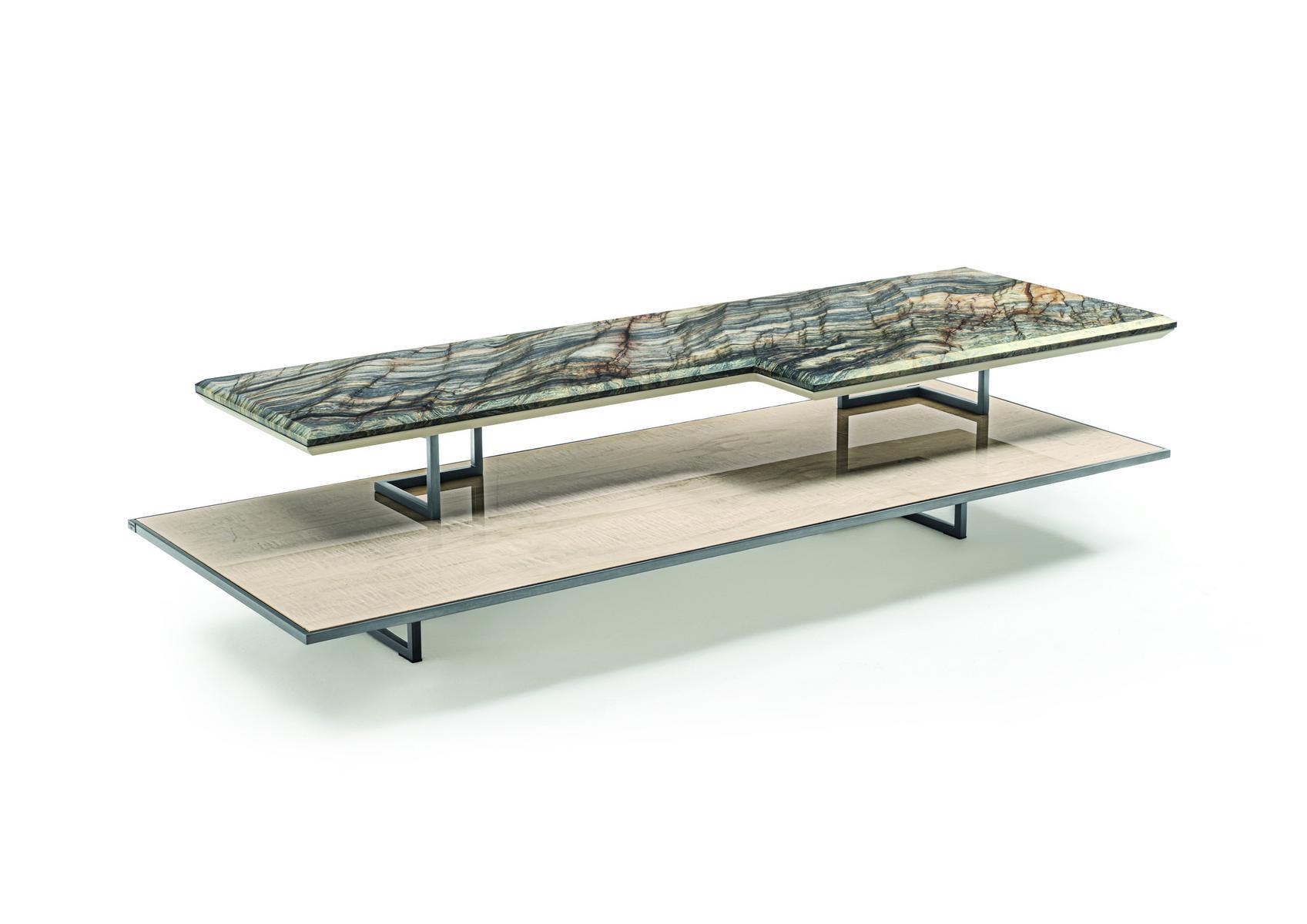 WALT Rectangular stone coffee table