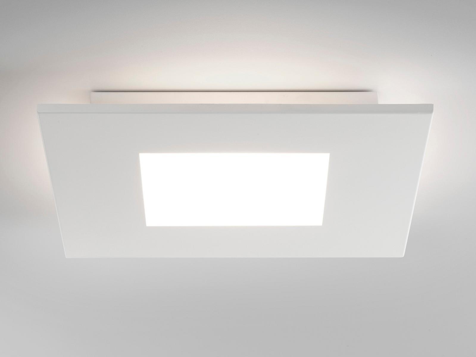 ZERO SQUARE LED steel ceiling lamp