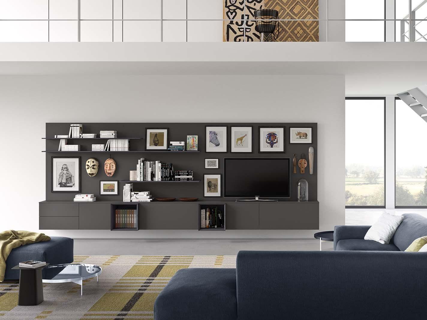 SPAZIO S313 Sectional modular storage wall