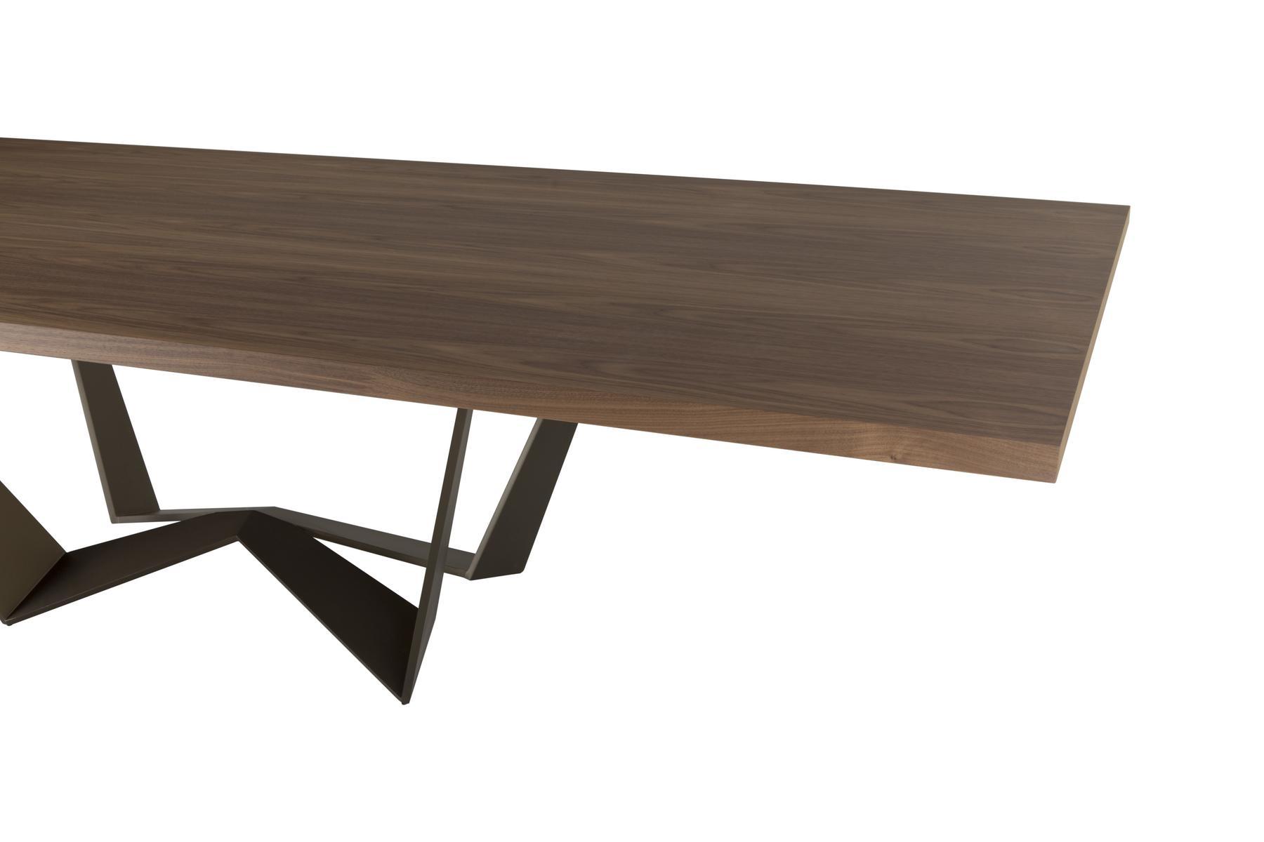 REVERSE Rectangular walnut table