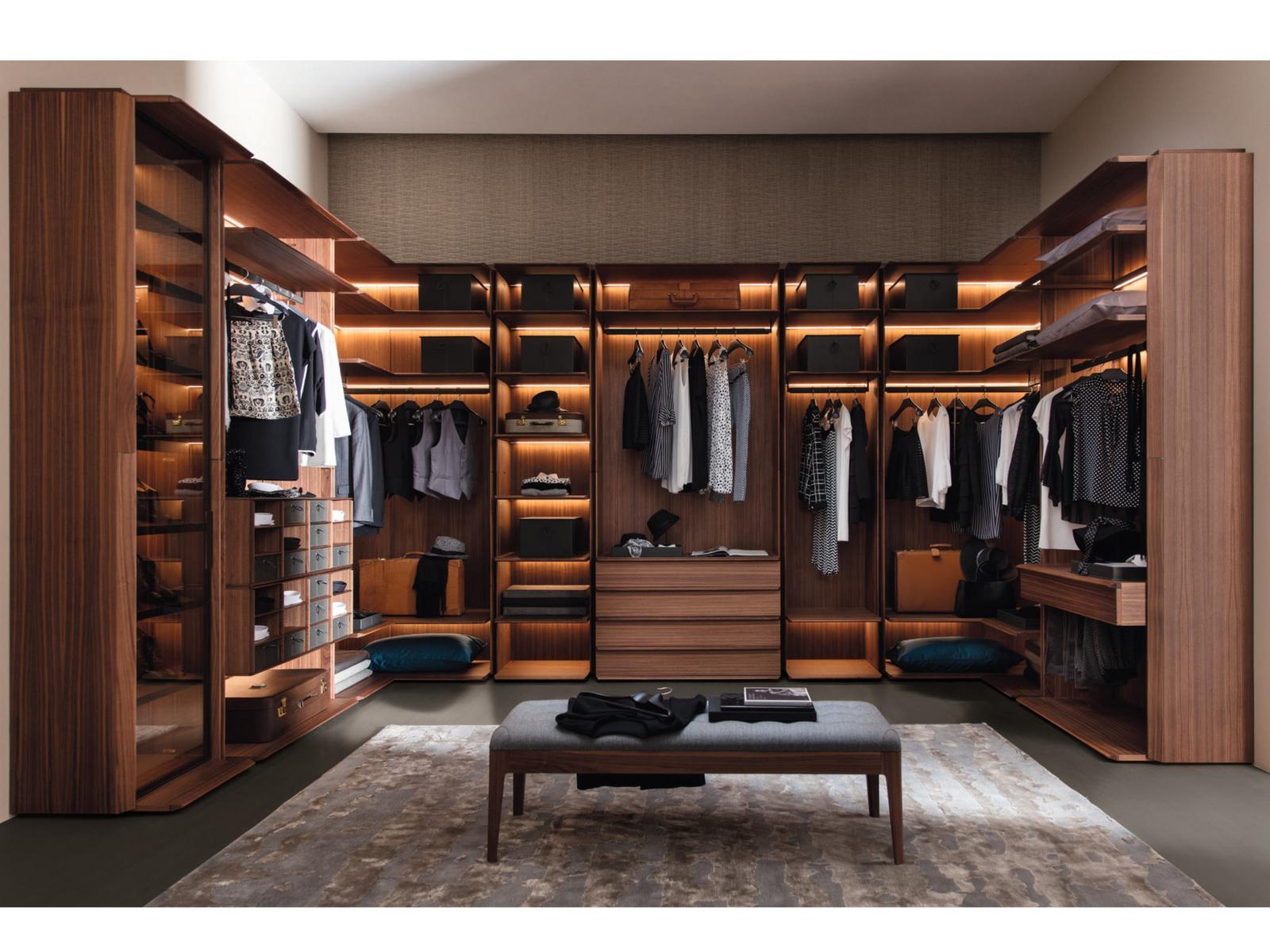MY SUITE Sectional wooden walk-in wardrobe