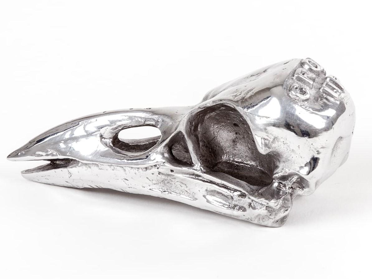 BIRD SKULL Aluminium decorative object