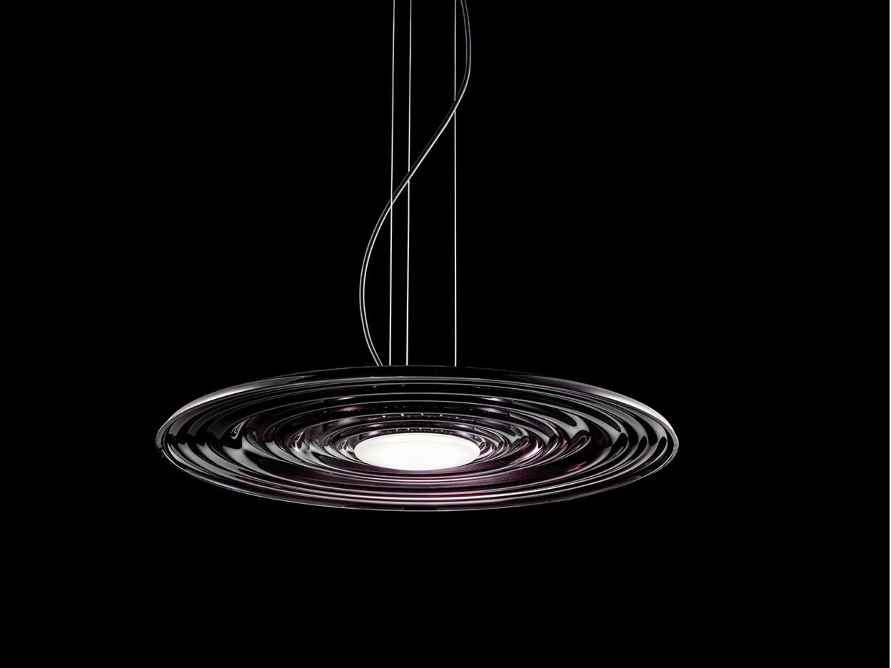 GRAVITY 4035/S LED blown glass pendant lamp