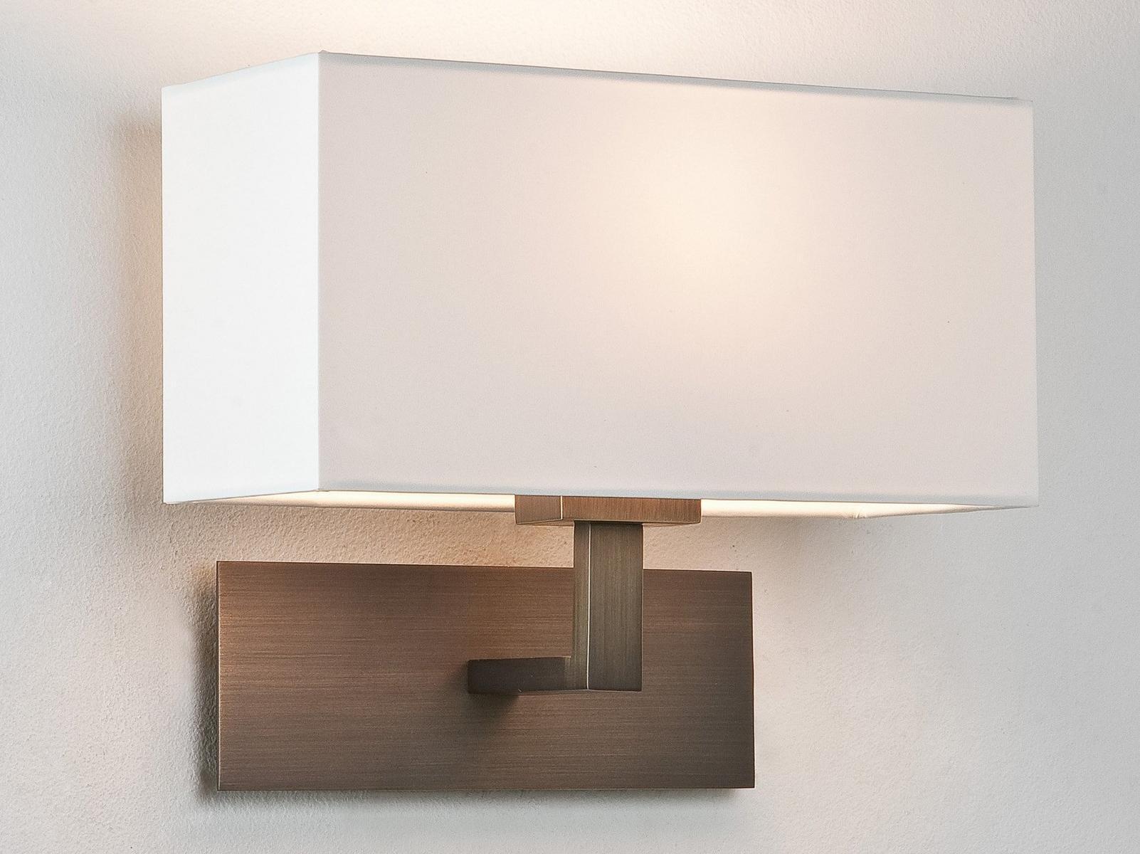 PARK LANE Wall lamp in steel and fabric