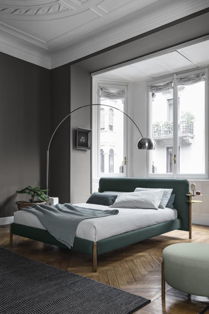 FLAG Upholstered double bed