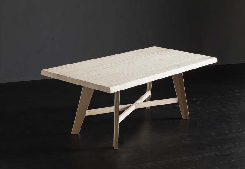 DENVER + PECHINO Rectangular oak dining table