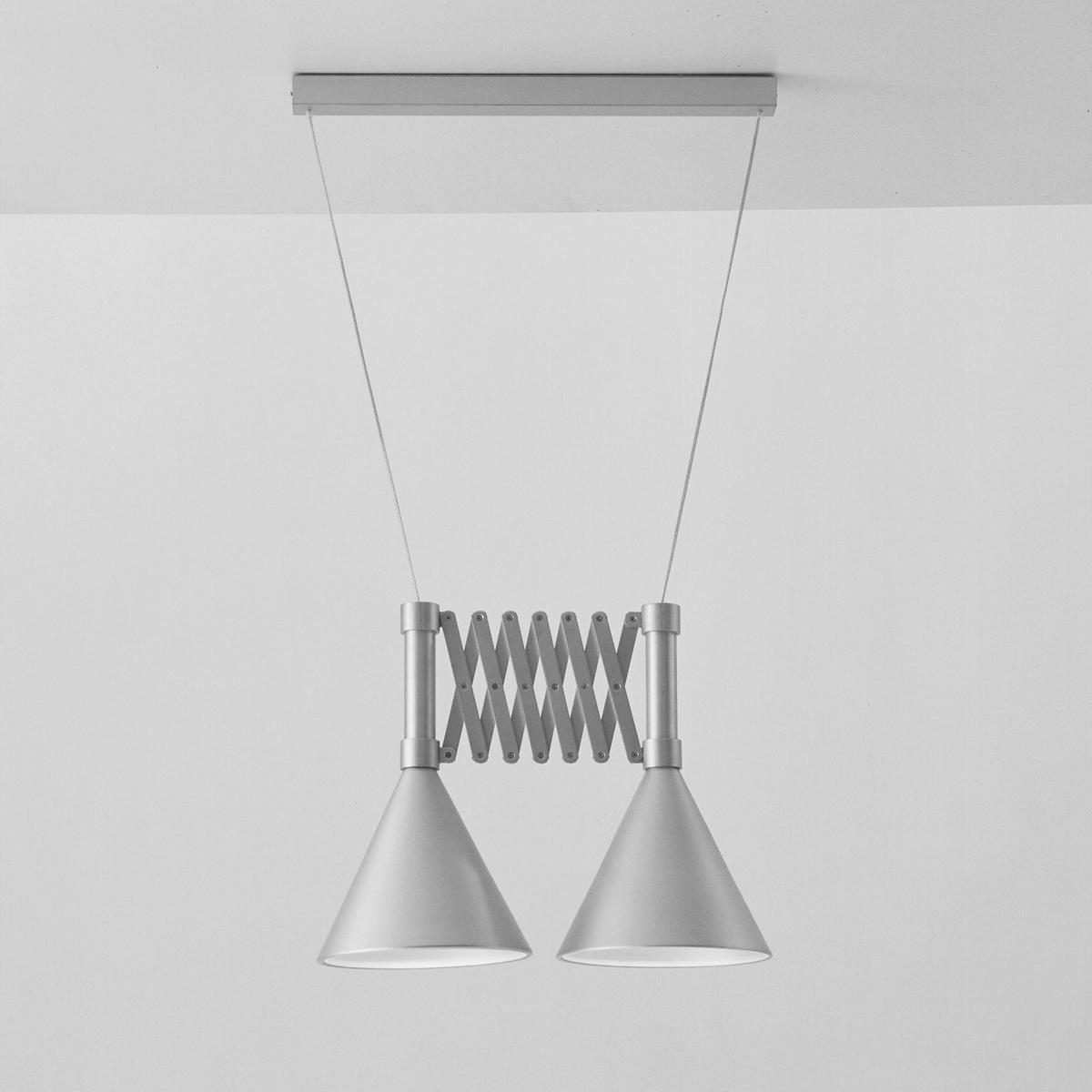EXTENSIBLE Anodized aluminium pendant lamp