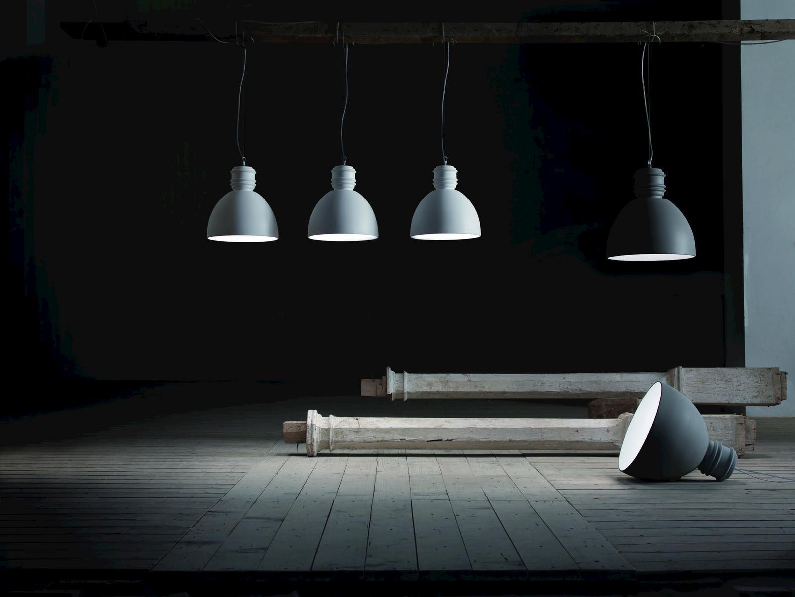 VIA RIZZO 7 White-paste pendant lamp