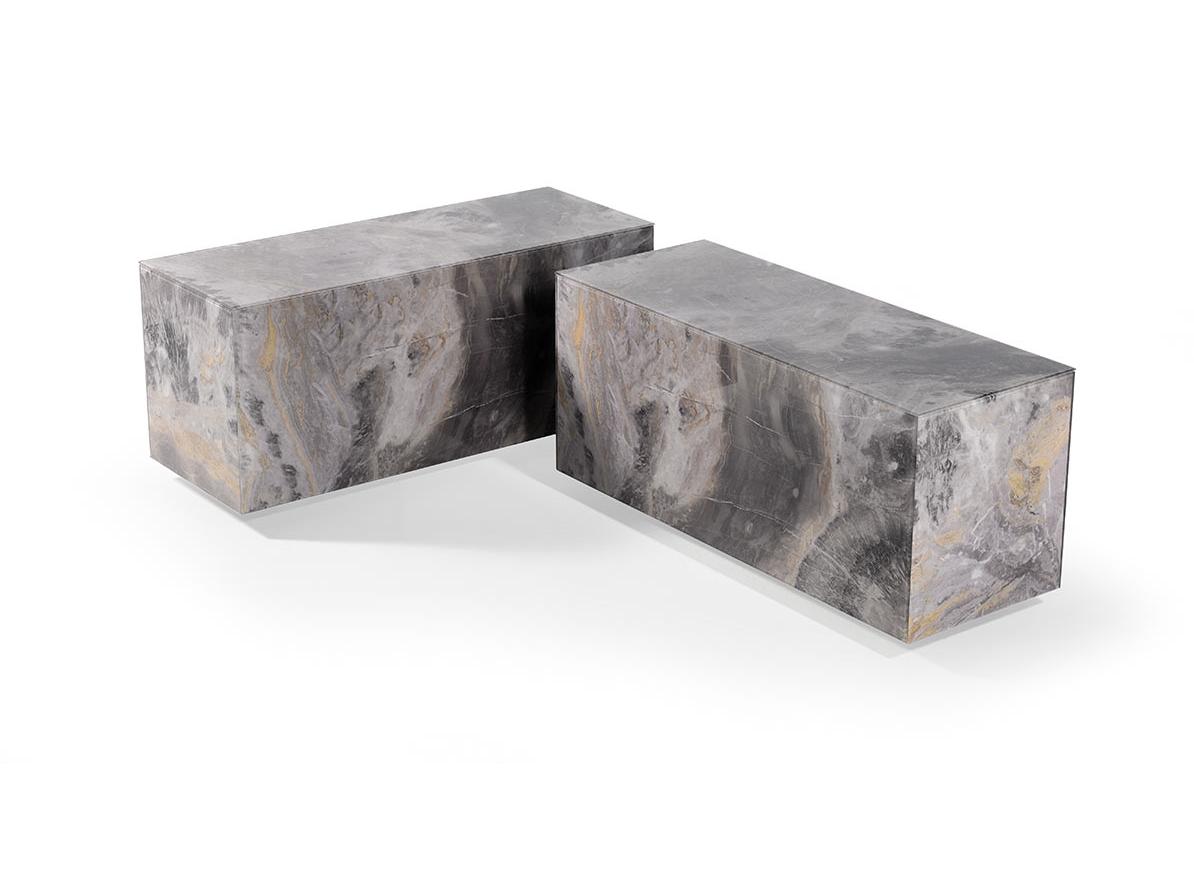 ADONE Rectangular glass coffee table