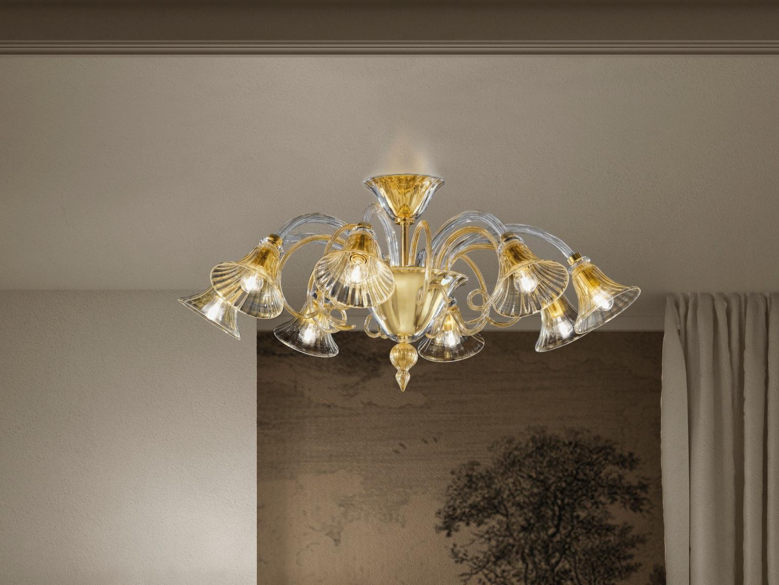 VENIER Glass ceiling lamp