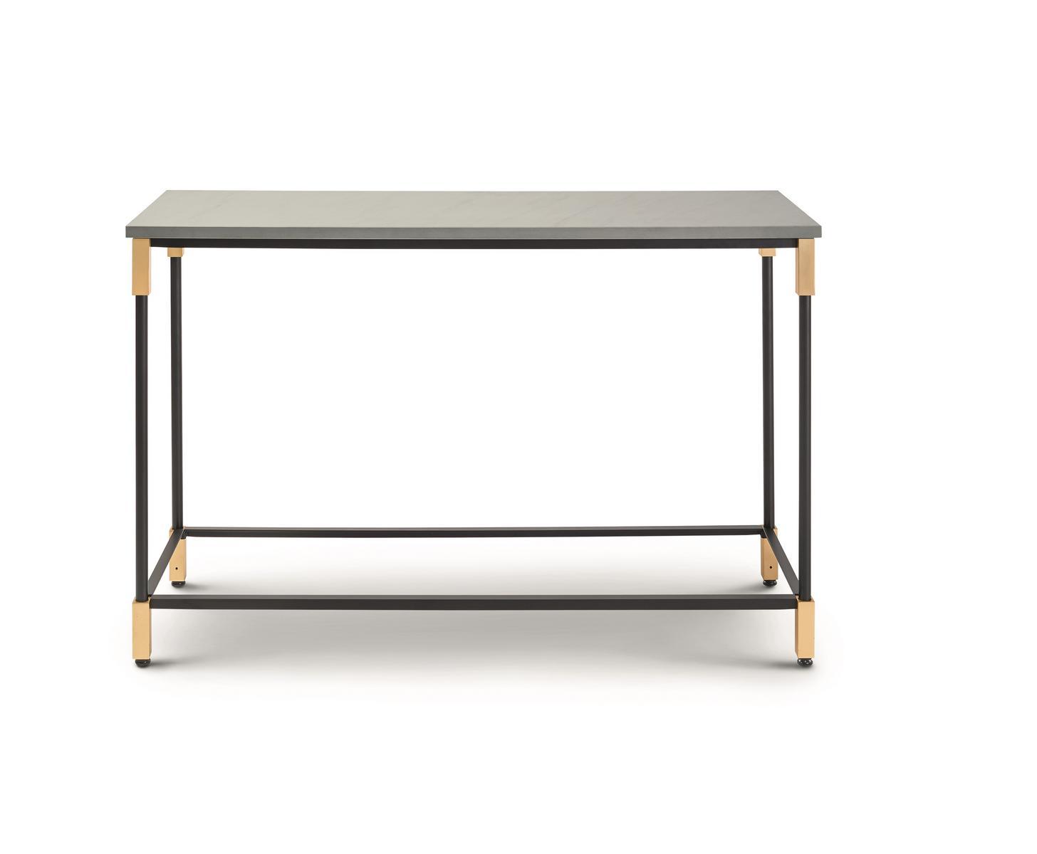 MATCH Rectangular marble console table