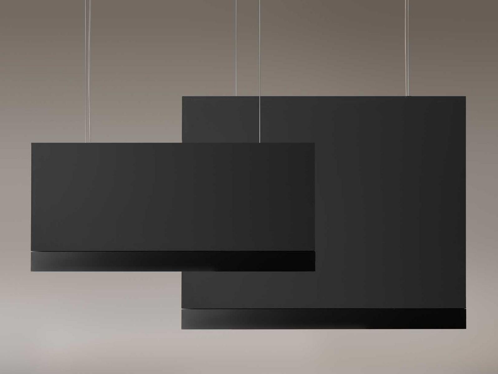 STAGE HORIZONTAL SILENCE LED perforated metal pendant lamp