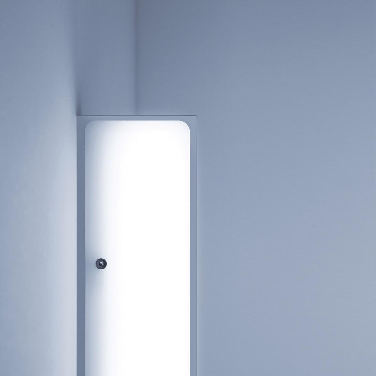 LINET LED methacrylate and metal wall lamp