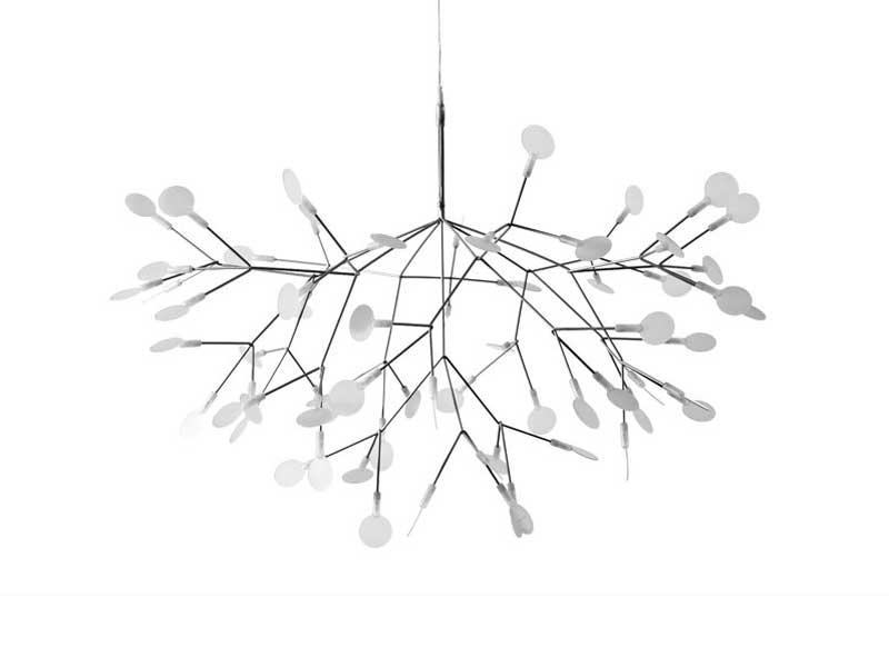 HERACLEUM Adjustable metal pendant lamp