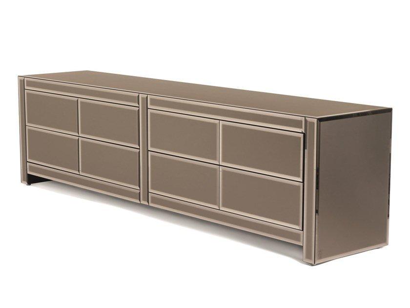 WOODY Wooden chest of drawers