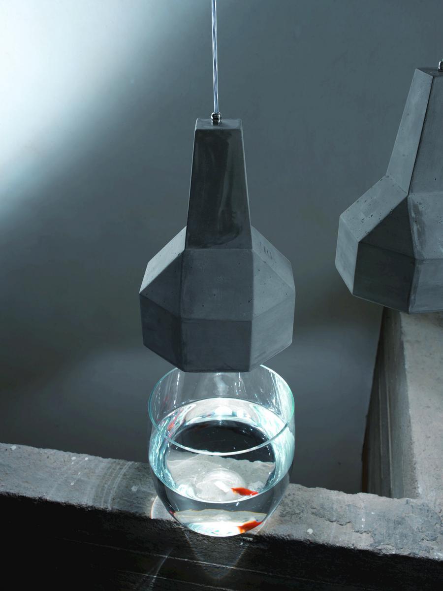 BRONTOLO Cement outdoor pendant lamp