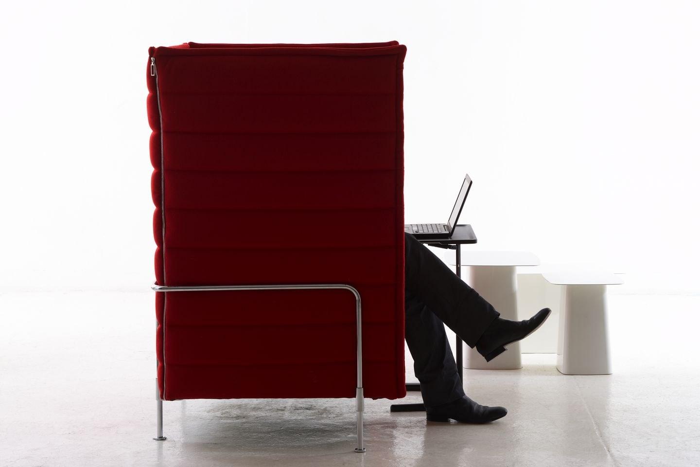 ALCOVE HIGHBACK 3 seater high-back fabric sofa