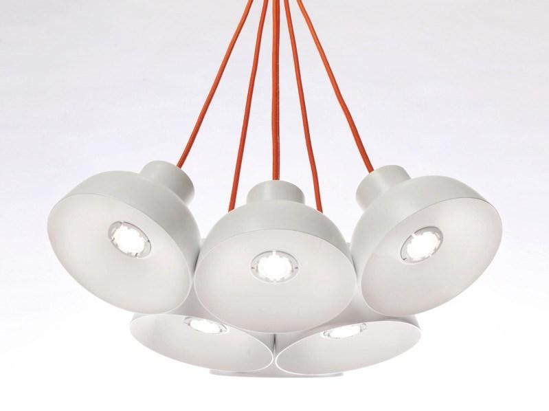 COCO 6 LED direct light iron pendant lamp