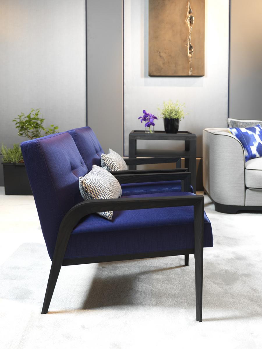 TESEO Ash armchair with armrests