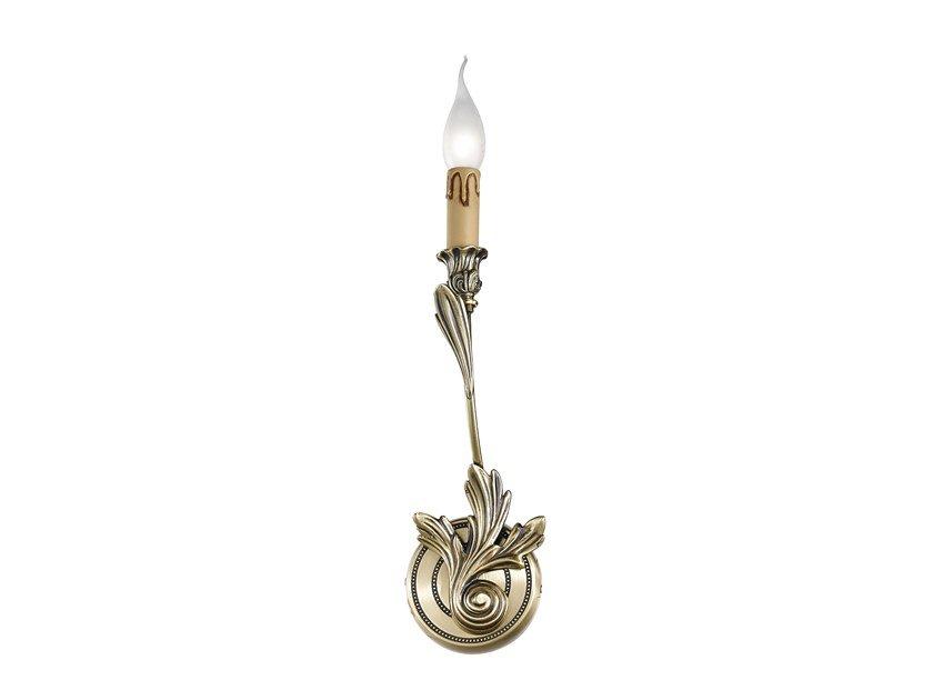 SOLANGE 337/A1 Antique brass wall light